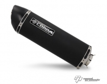 Cobra Exhaust SC3 Black Series Slip-on Einddemper met E-keur Piaggio Beverly Cruiser 500 2007 2012