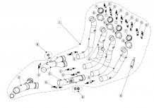Akrapovic Titanium Voorbochten BMW S 1000 XR 2015 > 2019