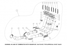 Akrapovic Voorbocht RVS BMW S 1000 RR 2010-2014