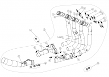 Akrapovic Voorbocht RVS BMW S 1000 RR 2015 2016