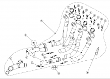 Akrapovic RVS Voorbochten BMW S 1000 R 2017 2020