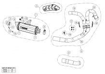Akrapovic Evolution Titanium Header Ducati Monster 1200 / S 2014 > 2020