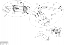 Akrapovic Evolution Titanium Header Ducati Hyperstrada 2013 2018