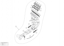 Akrapovic RVS Voorbochten Kawasaki ZZR 1400 / ZX14R 2012 2020