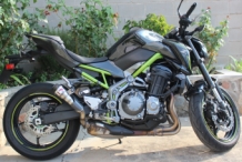 Endy Force 1 RVS Einddemper met E-keur Kawasaki Z 900 2017 2019