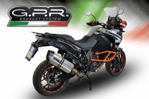 GPR Sonic RVS Einddemper met E-keur KTM 1290 Super Adventure 2015 2016