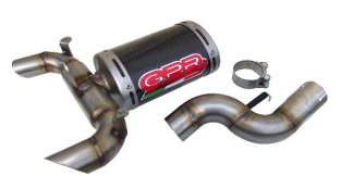 GPR Slip-on Carbon Ovaal Suzuki GSR-600 GHOST 2006-2011