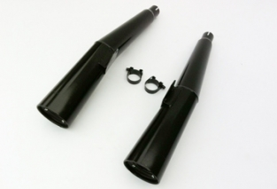 Marving Master Black Dubbele Einddemper (L+R) met E-keur Honda VF 1000 FE / F / F2 1984 > 1987