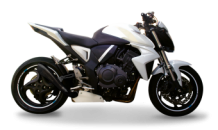 HP Corse Hydroform RVS Black Slip-on Einddemper met E-keur Honda CB 1000 R 2008 > 2017