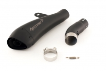 HP Corse Hydroform RVS Black Slip-on Einddemper met E-keur incl. Katalysator Yamaha FZ1/FZ1 Fazer '06-'16