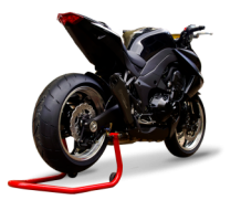 HP Corse Hydroform RVS Black Slip-on Einddemper Set met E-keur Kawasaki Z 1000 2010 2017