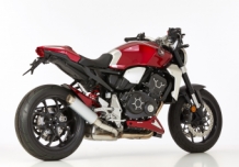 Hurric TEC One Super Short Matt Aluminium Einddemper met E-keur HONDA CB1000R 2018 > 2020