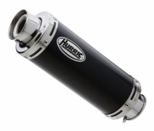 Hurric Supersport Supershort RVS Black Einddemper met E-keur Kawasaki Ninja 400 2018 2020