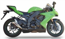 Ixil Hyperlow Dual RVS Einddemper zonder E-keur Kawasaki ZX-10R 2008 > 2010