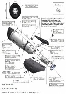 Leovince Factory S RVS Slip-on Einddemper met E-keur Yamaha MT10 / FZ10 / SP 2016 > 2020