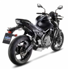 Leovince Underbody RVS Compleet 2in1 Uitlaatsysteem met E-keur incl. Kat. Kawasaki Z 650 2017 > 2019