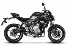 Leovince Underbody RVS Compleet 2in1 Uitlaatsysteem met E-keur incl. Kat. Kawasaki Z 650 2017 > 2019