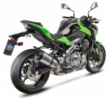 Leovince Factory S RVS Slip-on Einddemper met E-keur Kawasaki Z 900 A2 2018 > 2021