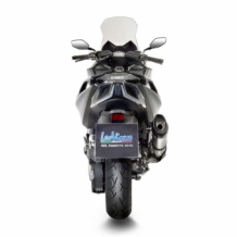 Leovince Factory S RVS Slip-on Einddemper met E-keur Kymco AK550 ABS 2017 > 2020