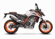 Leovince LV One Evo Carbon Slip-on Einddemper met E-keur KTM 890 Duke R 2020