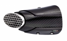 Leovince RVS Slip-on Exhaust Tip incl. Carbon Heatshield Yamaha Tracer 900 / GT 2015 > 2020 