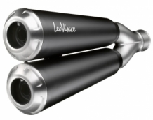 Leovince GP Duals RVS Slip-on Einddemper met E-keur Kawasaki Z900 2017 > 2019