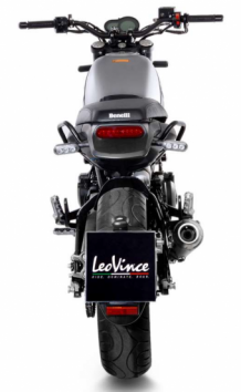 Leovince GP One RVS Black Slip-on Einddemper Euro4 Gekeurd BENELLI LEONCINO-TRAIL 500 2017 > 2020
