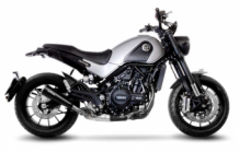 Leovince GP One RVS Black Slip-on Einddemper Euro4 Gekeurd BENELLI LEONCINO-TRAIL 500 2017 > 2020