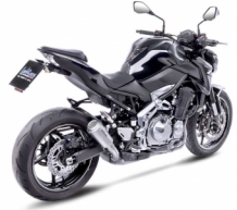 Leovince LV-10 RVS Slip-on Einddemper met E-keur Kawasaki Z900 2017 > 2019