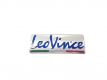 Leovince Heatproof Metal Sticker 85 x 33 mm