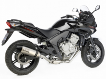Leovince LV One Evo RVS Slip-on Einddemper met E-keur Honda CBF 600 S / N 2004 2012