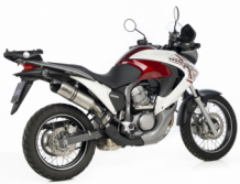Leovince LV One Evo RVS Slip-on Einddemper met E-keur Honda XL 700 V TRANSALP 2008 > 2013