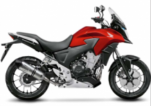 Leovince LV ONE Evo RVS Einddemper met E-keur Honda CB 500 X 2013 > 2016
