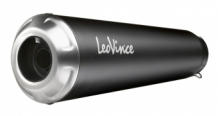 Leovince GP One RVS Black Slip-on Einddemper Euro4 Gekeurd BENELLI LEONCINO-TRAIL 500 2017 > 2020