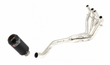 Lextek Compleet Uitlaatsysteem incl. CP8C Carbon Einddemper Kawasaki Z900 2017 > 2019