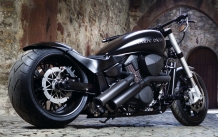 Miller El Grande Compleet Uitlaatsysteem RVS Black met E-keur incl. Standard Endcap Suzuki Intruder M1800 R / R2 / RZ 2006 > 2016