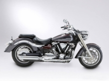 Miller Ocean Drive K Chrome Slip-on Einddemper met E-keur Yamaha XV1900 Midnight Star 2006 2016