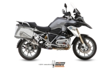 Mivv Speed Edge RVS met Carbon Endcap Slip-on Einddemper met E-keur Euro3 en Euro4 BMW R 1200 GS 2013 2017