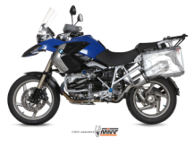 Mivv Speed Edge RVS met Carbon Endcap Slip-on Einddemper met E-keur BMW R 1200 GS 2008 2009