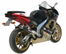 Mivv GP RVS Black Slip-on Einddemper met E-keur APRILIA RSV 1000 1998 > 2003