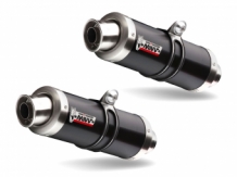 Mivv GP RVS Black Dubbele Einddemper Set (L+R) met E-keur Triumph Speed Triple 1050 2016 > 2018