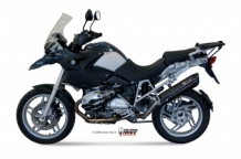 Mivv Suono RVS Black Slip-on Einddemper met E-keur BMW R 1200 GS 2008 > 2009