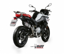 Mivv Suono RVS Einddemper met E-keur BMW F750GS 2018 2020
