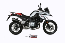 Mivv Delta Race RVS Black Slip-on Einddemper met E-keur BMW F 750 GS 2018 > 2021