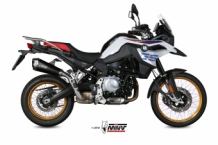 Mivv Delta Race RVS Black Slip-on Einddemper met E-keur BMW F 850 GS 2018 > 2021