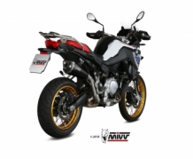 Mivv Delta Race RVS Black Slip-on Einddemper met E-keur BMW F 850 GS 2018 > 2021