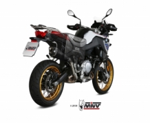 Mivv Delta Race RVS Black Slip-on Einddemper met E-keur BMW F 850 GS 2018 > 2021