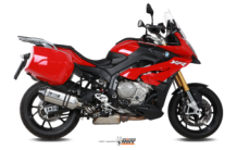 Mivv Speed Edge RVS met Carbon Endcap Slip-on Einddemper met E-keur Euro3 en Euro4 BMW S 1000 XR 2015 >