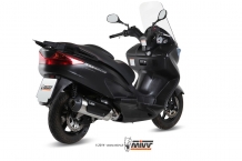 Mivv Urban RVS Compleet Uitlaatsysteem met E-keur incl. Katalysator Suzuki Burgman UH 200 2007 2013