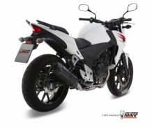Mivv Suono RVS Black Slip-on Einddemper met E-keur Honda CB 500 F / X 2013 > 2015